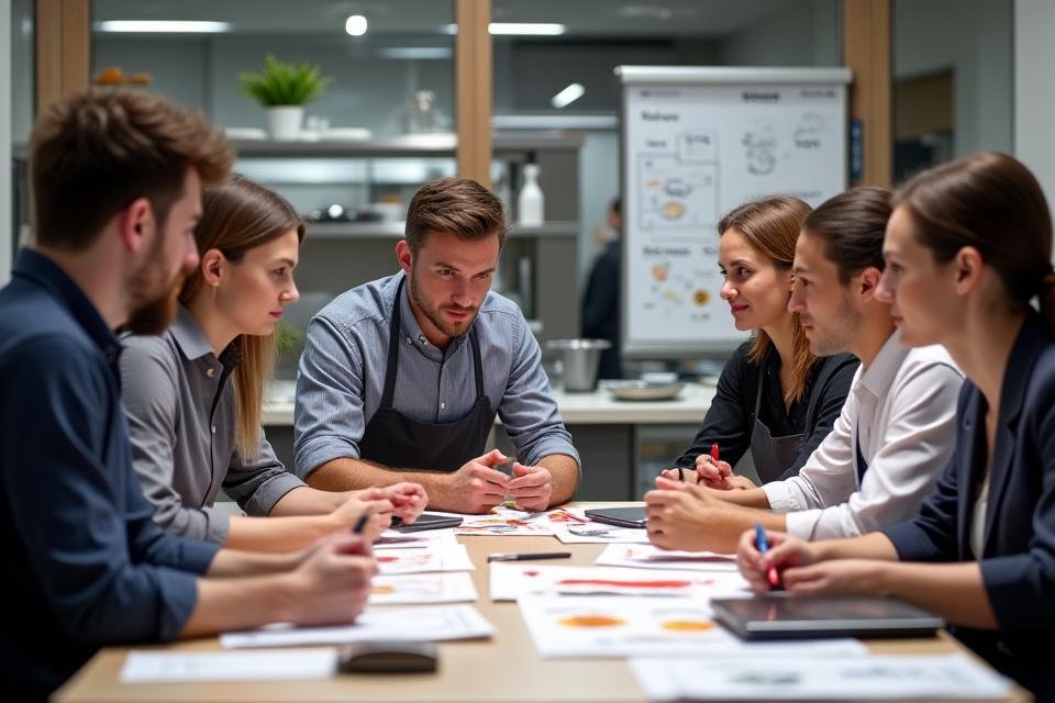 Restaurant consulting and menu development session
